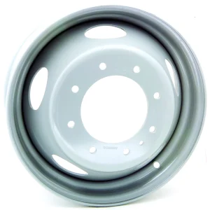 RTX Wheels – Steel Wheel – Grey – 19.5″x6″ 136mm – All weather Wheels – 29584